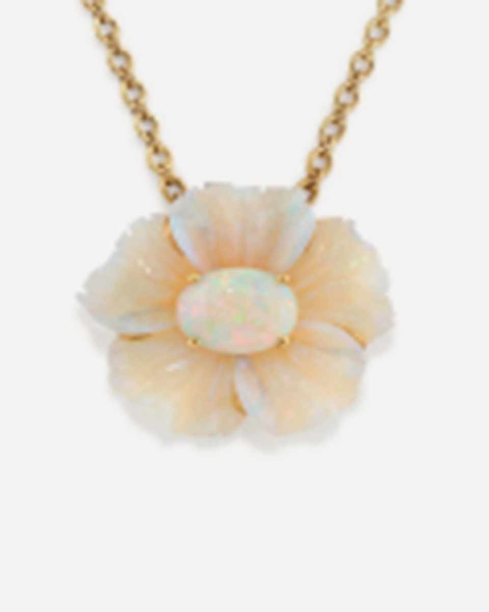 TROPICAL FLOWER OAK 18K YG 1